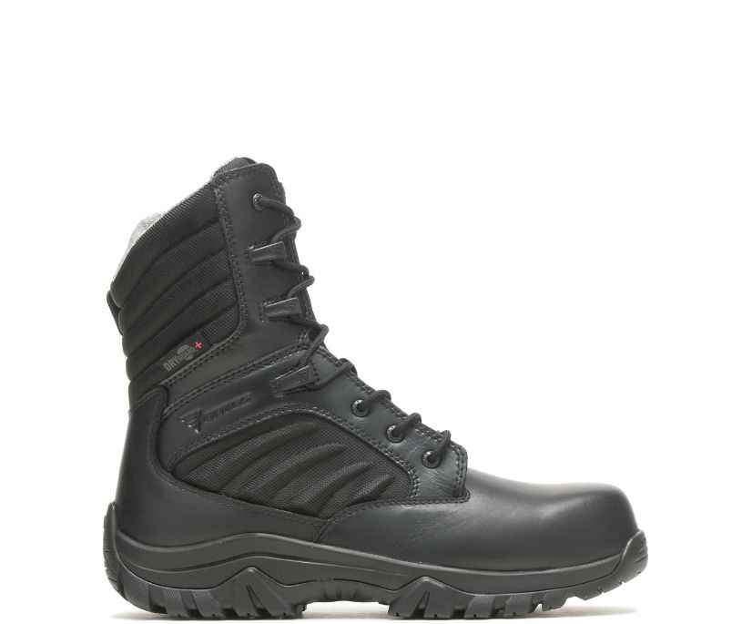 Bates GX X2 Tall Side Zip Dryguard Carbon Nano Toe Boot- Black