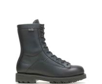 Bates 8" Durashocks Lace-To-Toe Side Zip Boot- Black