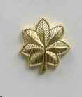 Major/Lt. Colonel Insignia, Small (Pair)- Gold
