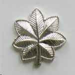 Major/ Lt. Colonel Insignia, Large (Pair)- Silver