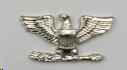 Eagle Insignia, Small (Pair)- Silver